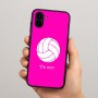 כיסוי בעיצוב אישי עם השם שלך לדגם - Samsung Galaxy A04 בעיצוב כדור כדורעף