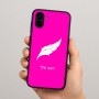 כיסוי בעיצוב אישי עם השם שלך לדגם - Samsung Galaxy A04 בעיצוב נוצת נוצה