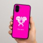 כיסוי בעיצוב אישי עם השם שלך לדגם - Samsung Galaxy A04 בעיצוב פרחי קרן