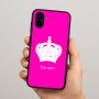 כיסוי בעיצוב אישי עם השם שלך לדגם - Samsung Galaxy A04 בעיצוב כתר מלכותי