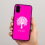 כיסוי בעיצוב אישי עם השם שלך לדגם - Samsung Galaxy A04 בעיצוב עץ