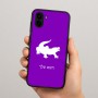 כיסוי בעיצוב אישי עם השם שלך לדגם - Samsung Galaxy A04 בעיצוב תנין