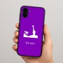 כיסוי בעיצוב אישי עם השם שלך לדגם - Samsung Galaxy A04 בעיצוב ג'ירפה באפריקה