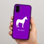 כיסוי בעיצוב אישי עם השם שלך לדגם - Samsung Galaxy A04 בעיצוב סוס
