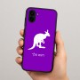 כיסוי בעיצוב אישי עם השם שלך לדגם - Samsung Galaxy A04 בעיצוב קנגורו