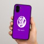 כיסוי בעיצוב אישי עם השם שלך לדגם - Samsung Galaxy A04 בעיצוב פני אריה
