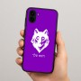כיסוי בעיצוב אישי עם השם שלך לדגם - Samsung Galaxy A04 בעיצוב זאב