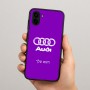 כיסוי בעיצוב אישי עם השם שלך לדגם - Samsung Galaxy A04 בעיצוב אאודי