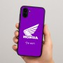כיסוי בעיצוב אישי עם השם שלך לדגם - Samsung Galaxy A04 בעיצוב הונדה