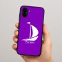 כיסוי בעיצוב אישי עם השם שלך לדגם - Samsung Galaxy A04 בעיצוב סירה