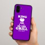 כיסוי בעיצוב אישי עם השם שלך לדגם - Samsung Galaxy A04 בעיצוב מלך הגריל