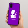 כיסוי בעיצוב אישי עם השם שלך לדגם - Samsung Galaxy A04 בעיצוב אהבת נשים