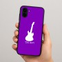 כיסוי בעיצוב אישי עם השם שלך לדגם - Samsung Galaxy A04 בעיצוב גיטרה