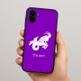 כיסוי בעיצוב אישי עם השם שלך לדגם - Samsung Galaxy A04 בעיצוב מזלות - גדי