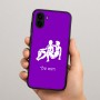 כיסוי בעיצוב אישי עם השם שלך לדגם - Samsung Galaxy A04 בעיצוב מזלות - תאומים