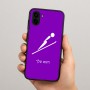 כיסוי בעיצוב אישי עם השם שלך לדגם - Samsung Galaxy A04 בעיצוב קפיצת סקי אולימפית