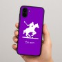 כיסוי בעיצוב אישי עם השם שלך לדגם - Samsung Galaxy A04 בעיצוב שחקן פולו - סוס
