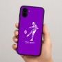 כיסוי בעיצוב אישי עם השם שלך לדגם - Samsung Galaxy A04 בעיצוב שחקן כדורגל