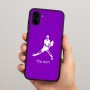 כיסוי בעיצוב אישי עם השם שלך לדגם - Samsung Galaxy A04 בעיצוב שחקן טניס