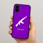 כיסוי בעיצוב אישי עם השם שלך לדגם - Samsung Galaxy A04 בעיצוב אק 47