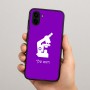 כיסוי בעיצוב אישי עם השם שלך לדגם - Samsung Galaxy A04 בעיצוב מיקרוסקופ