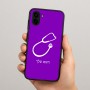כיסוי בעיצוב אישי עם השם שלך לדגם - Samsung Galaxy A04 בעיצוב סטטוסקופ רופא