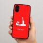 כיסוי בעיצוב אישי עם השם שלך לדגם - Samsung Galaxy A04 בעיצוב ג'ירפה באפריקה