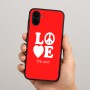 כיסוי בעיצוב אישי עם השם שלך לדגם - Samsung Galaxy A04 בעיצוב אהבה