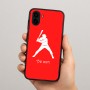 כיסוי בעיצוב אישי עם השם שלך לדגם - Samsung Galaxy A04 בעיצוב שחקן בייסבול