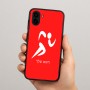 כיסוי בעיצוב אישי עם השם שלך לדגם - Samsung Galaxy A04 בעיצוב רצים אולימפיים