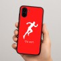 כיסוי בעיצוב אישי עם השם שלך לדגם - Samsung Galaxy A04 בעיצוב רץ