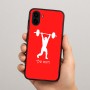 כיסוי בעיצוב אישי עם השם שלך לדגם - Samsung Galaxy A04 בעיצוב הרמת משקולות