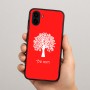 כיסוי בעיצוב אישי עם השם שלך לדגם - Samsung Galaxy A04 בעיצוב עץ
