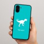 כיסוי בעיצוב אישי עם השם שלך לדגם - Samsung Galaxy A04 בעיצוב דינוזאור