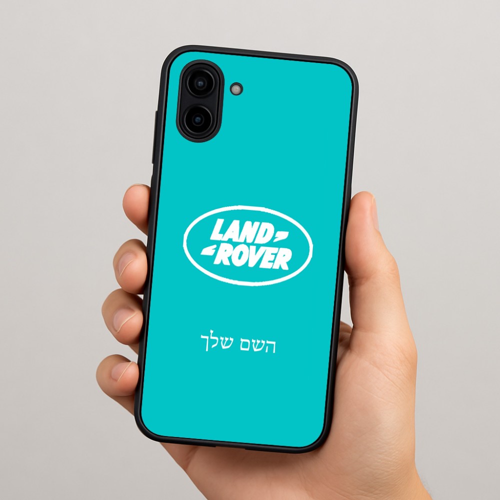 כיסוי בעיצוב אישי עם השם שלך לדגם - Samsung Galaxy A04 בעיצוב לנד רובר