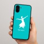 כיסוי בעיצוב אישי עם השם שלך לדגם - Samsung Galaxy A04 בעיצוב בלרינה