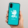 כיסוי בעיצוב אישי עם השם שלך לדגם - Samsung Galaxy A04 בעיצוב עגלת תינוק