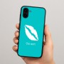 כיסוי בעיצוב אישי עם השם שלך לדגם - Samsung Galaxy A04 בעיצוב שפתיים - נשיקה