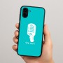 כיסוי בעיצוב אישי עם השם שלך לדגם - Samsung Galaxy A04 בעיצוב מיקרופון