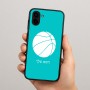 כיסוי בעיצוב אישי עם השם שלך לדגם - Samsung Galaxy A04 בעיצוב כדורסל