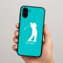 כיסוי בעיצוב אישי עם השם שלך לדגם - Samsung Galaxy A04 בעיצוב שחקן גולף