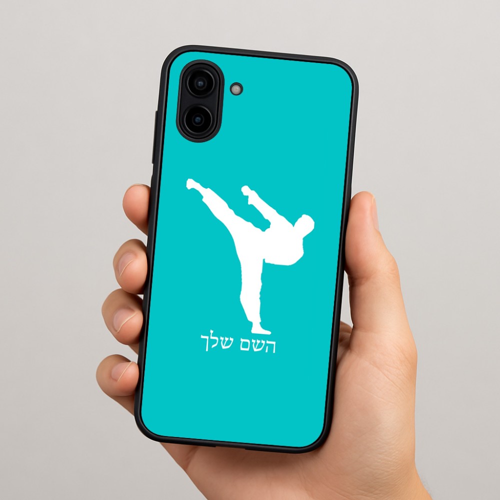 כיסוי בעיצוב אישי עם השם שלך לדגם - Samsung Galaxy A04 בעיצוב קרטה