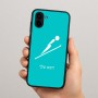 כיסוי בעיצוב אישי עם השם שלך לדגם - Samsung Galaxy A04 בעיצוב קפיצת סקי אולימפית