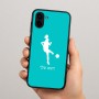 כיסוי בעיצוב אישי עם השם שלך לדגם - Samsung Galaxy A04 בעיצוב שחקנית כדורגל - אישה