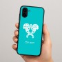 כיסוי בעיצוב אישי עם השם שלך לדגם - Samsung Galaxy A04 בעיצוב פרחי קרן