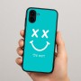 כיסוי בעיצוב אישי עם השם שלך לדגם - Samsung Galaxy A04 בעיצוב סמיילי