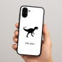 כיסוי בעיצוב אישי עם השם שלך לדגם - Samsung Galaxy A04 בעיצוב דינוזאור