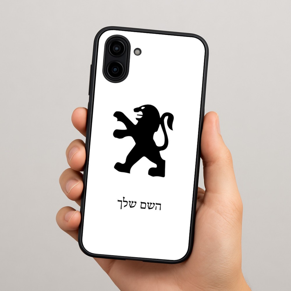 כיסוי בעיצוב אישי עם השם שלך לדגם - Samsung Galaxy A04 בעיצוב פיג'ו