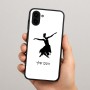 כיסוי בעיצוב אישי עם השם שלך לדגם - Samsung Galaxy A04 בעיצוב בלרינה