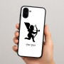 כיסוי בעיצוב אישי עם השם שלך לדגם - Samsung Galaxy A04 בעיצוב קופידון